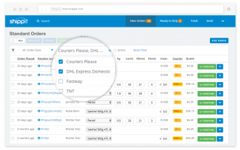 Shippit Courier Filtering